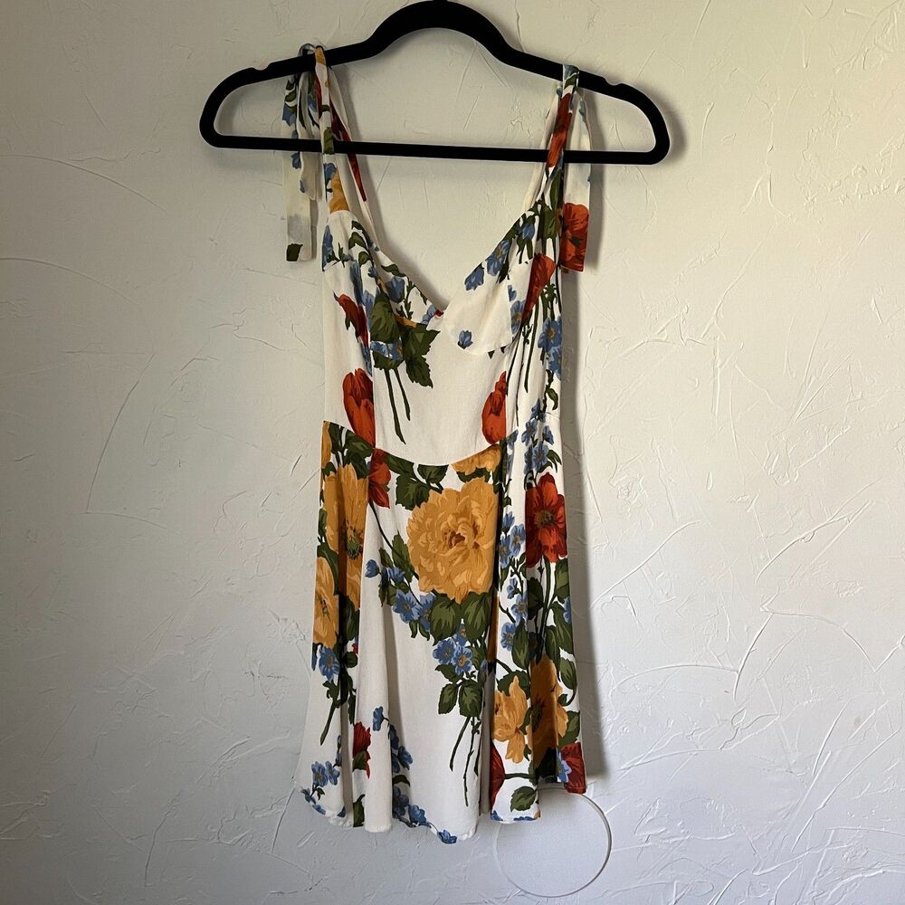 Reformation Niara Dress in Formosa Floral Mini Cottagecore Milkmaid Summer Sz 2 - Picture 2 of 8